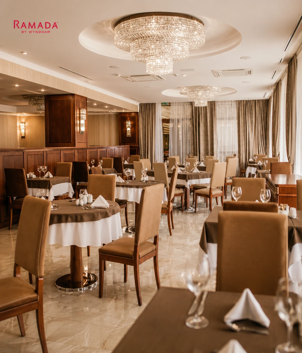 Restaurant at Ramada Almaty