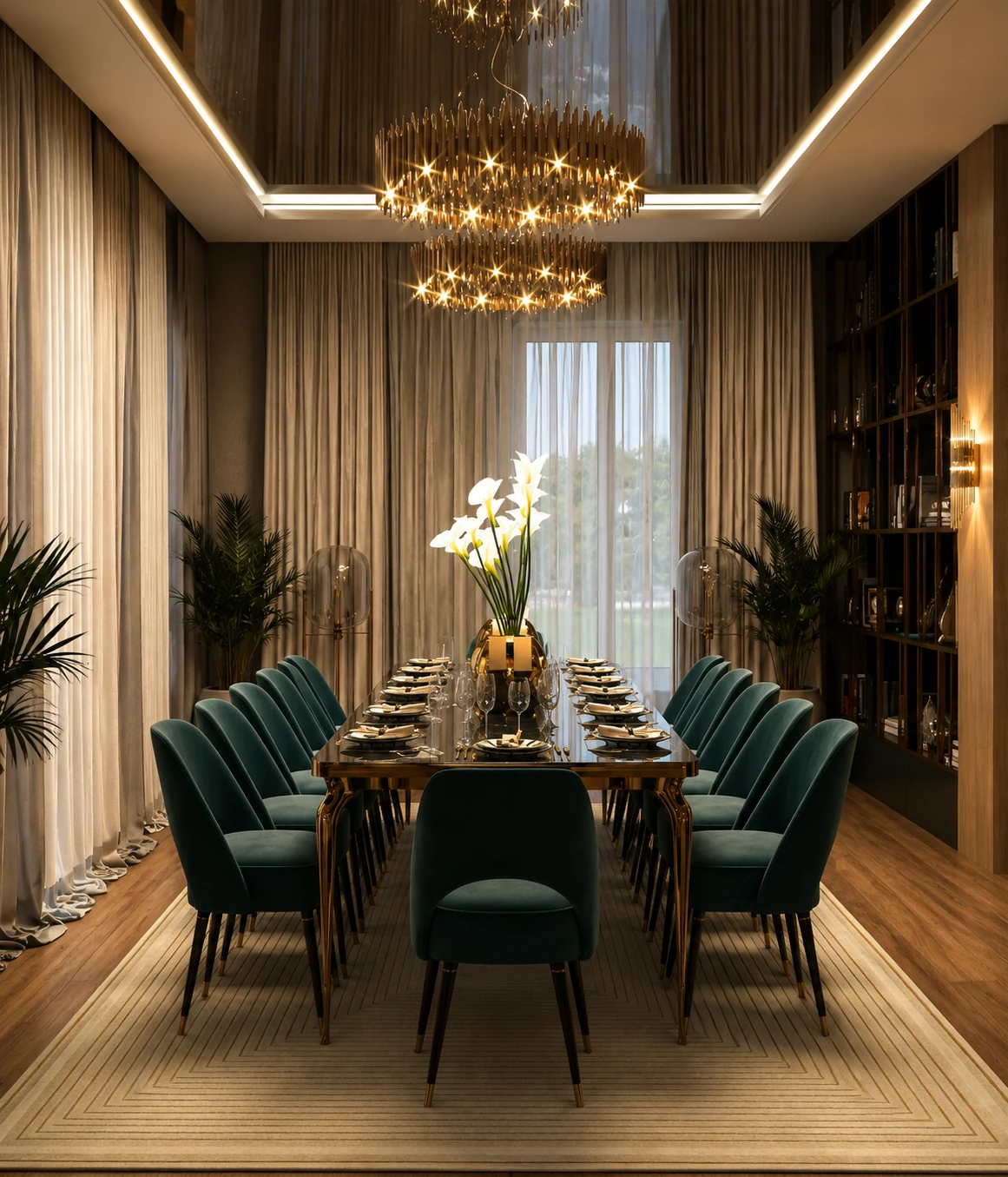 Private dining room at Ramada Nursultan