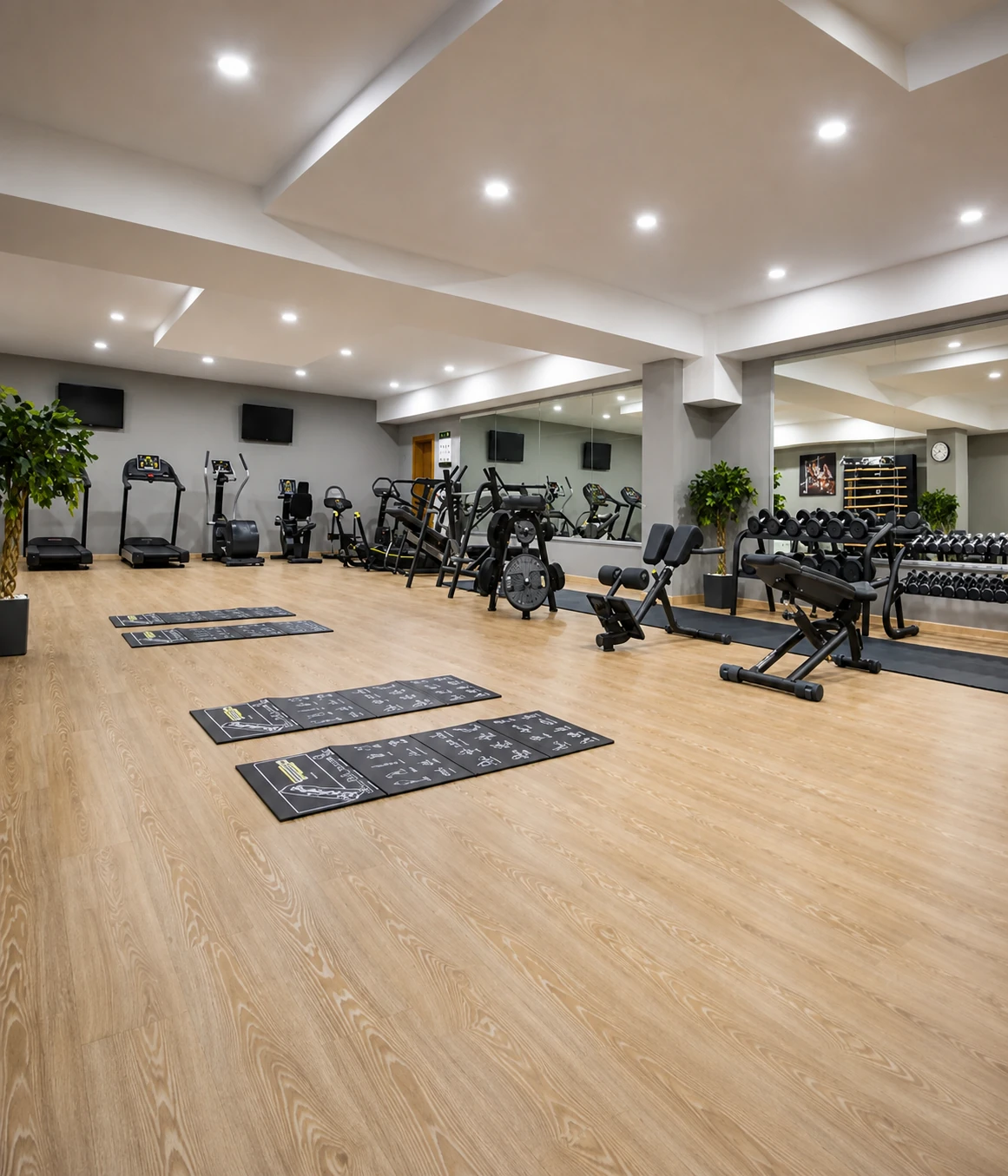 Fitness center at Wyndham Astana