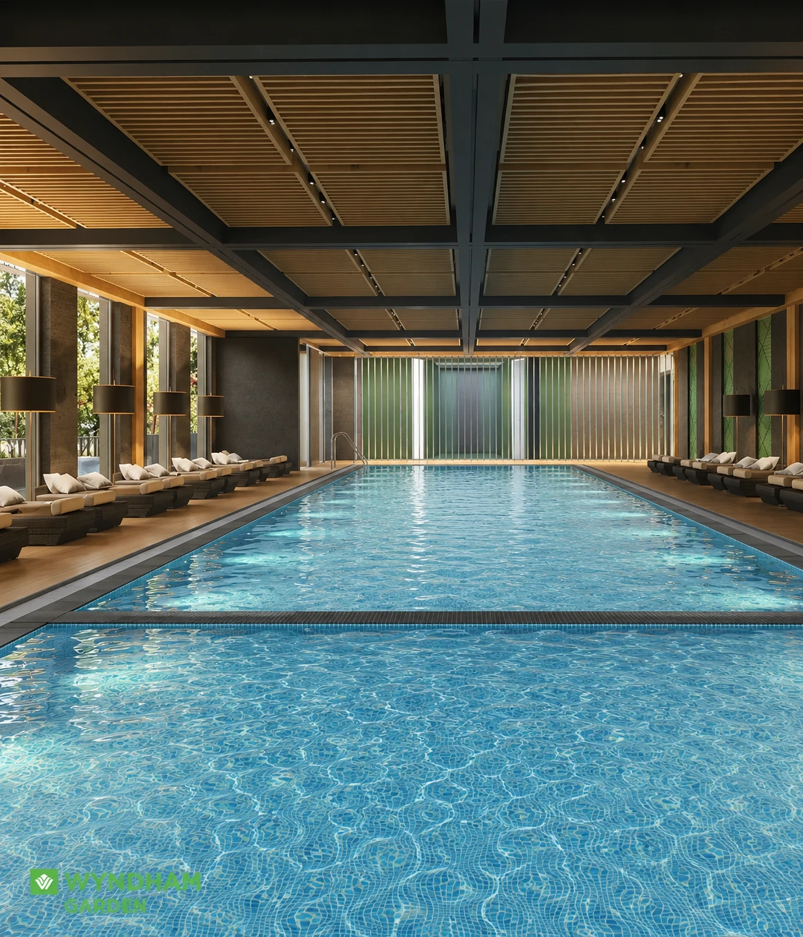 Indoor pool at Wyndham Burabay